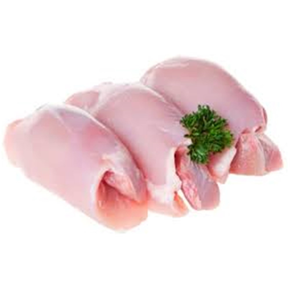 Chicken Thigh Fillet Skin OFF 5kg Cryovac FZ