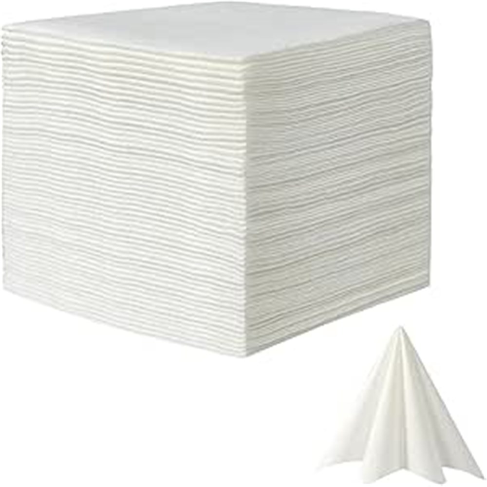 Napkin Cocktail Quilted White 2000s