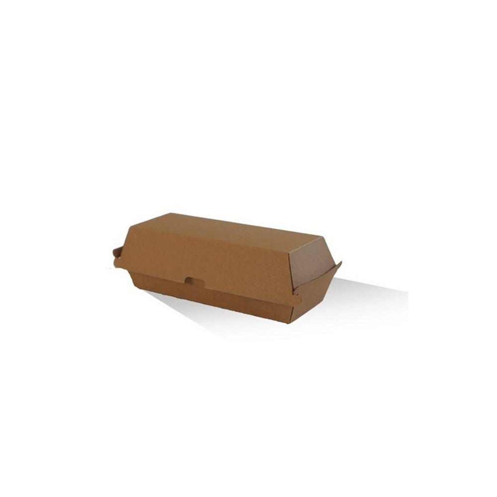 Hot Dog Box Brown Corrugated 200s PBHD-F