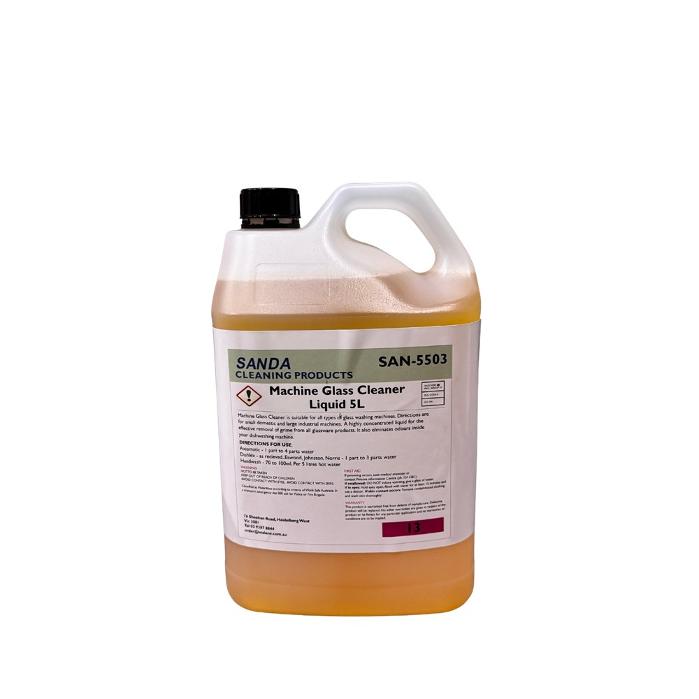 Glass Machine Cleaner Liquid 5L SAN-5503