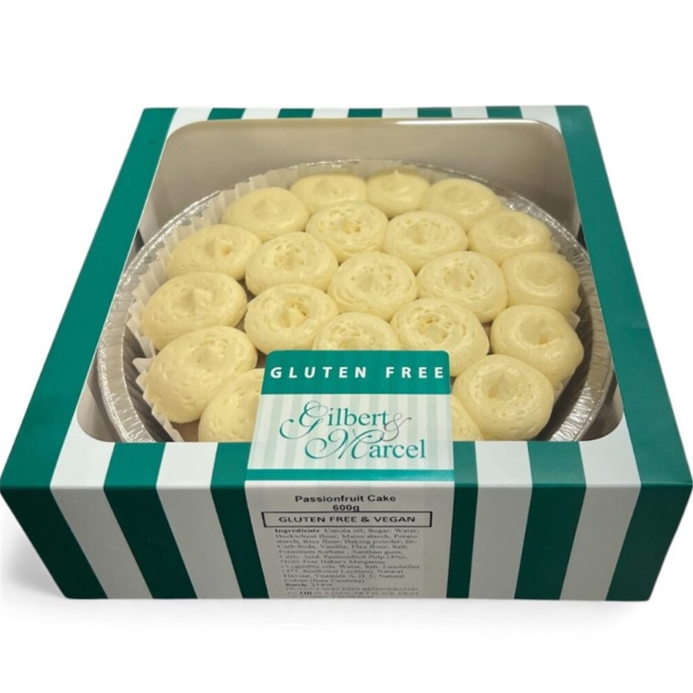 Gluten Free Passionfruit Cake Rnd7in 600gx4 (FZ)