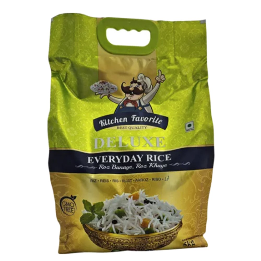 Everyday Basmati Rice Delux (Green) 3x5kg