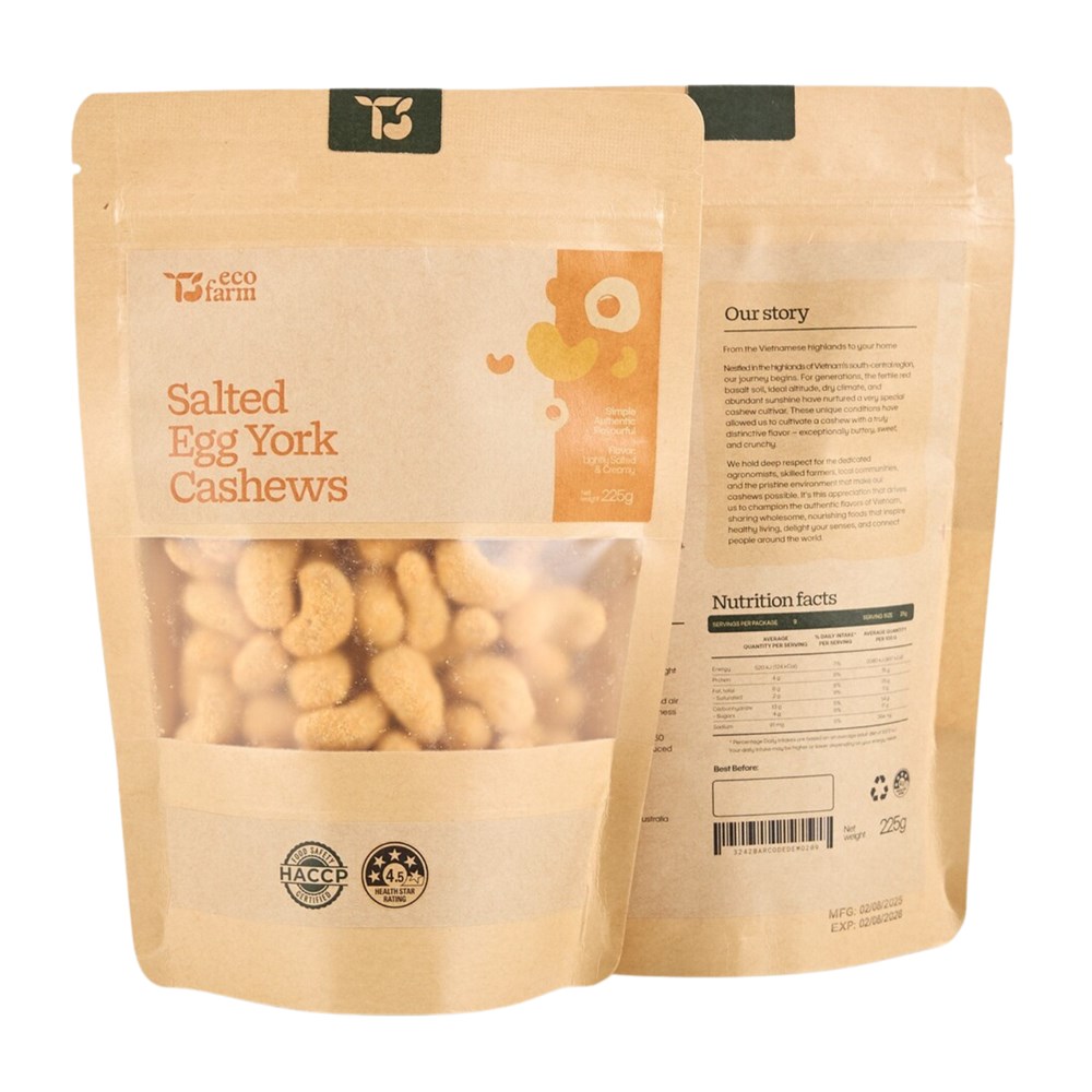 Salted Egg Yolk Cashews 12x225g
