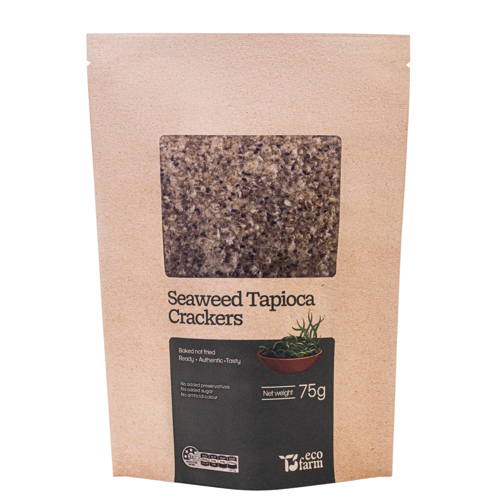 Seaweed Tapioca Crackers 12x75g