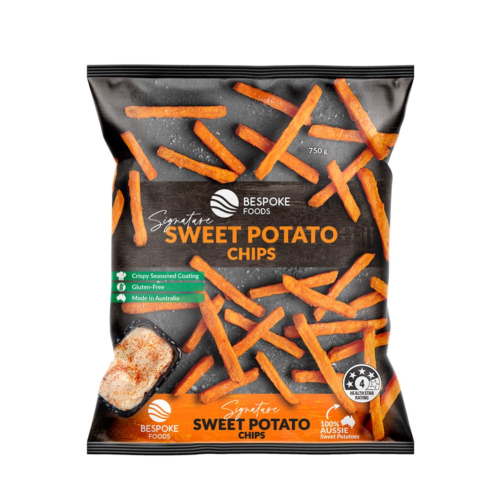 Chip RETAIL Sweet Potato 8x750g FZ