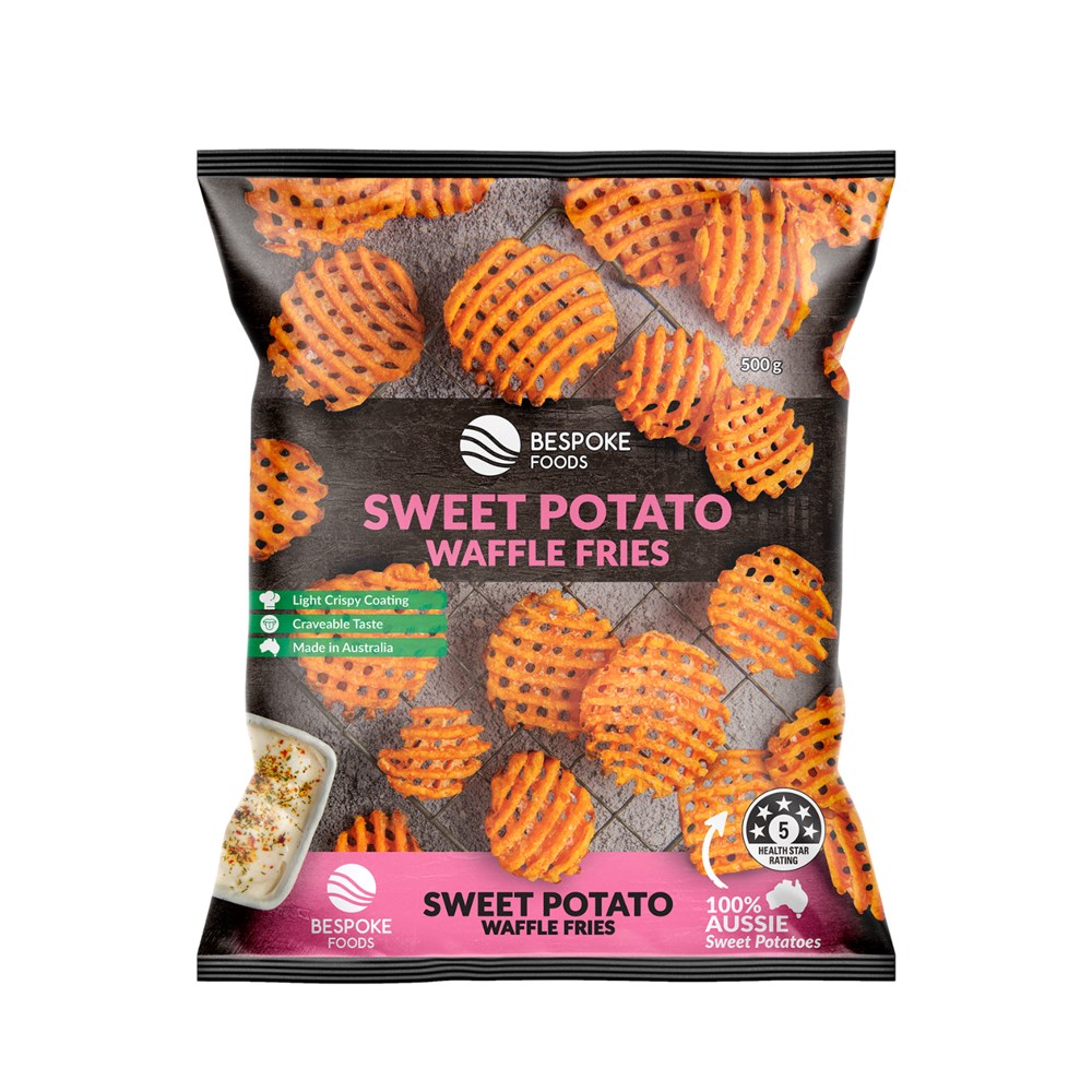 Chip RETAIL Sweet Potato Waffle 8x500g FZ