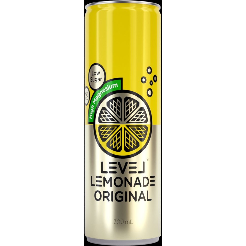 Level Lemonade Original can 300ml x12