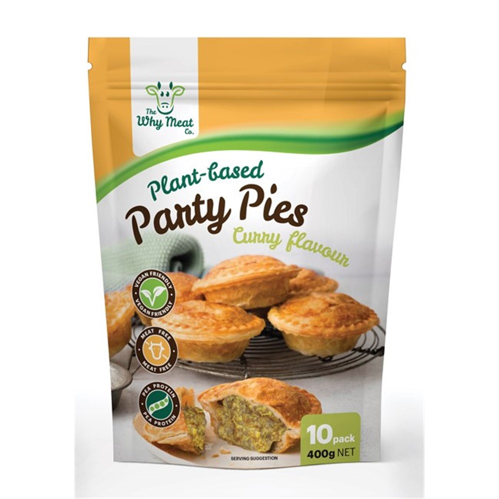 Plant-Based Mild Curry Pies  6x250g VF FZ 