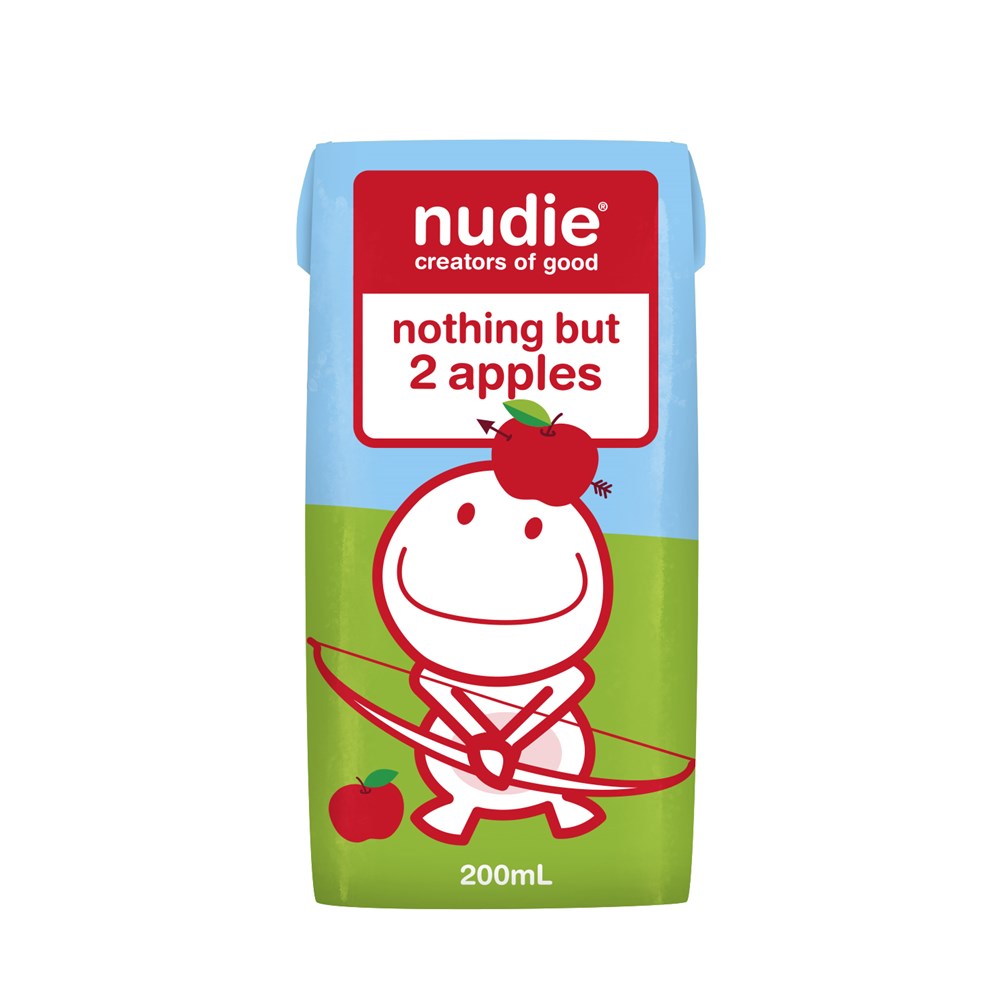 Nudie Kids 2 Apples 200mlx10 *