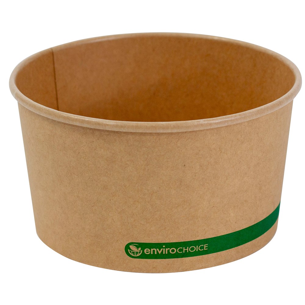 Salad Bowl 32oz Kraft PLA 300s EC-PLC32N