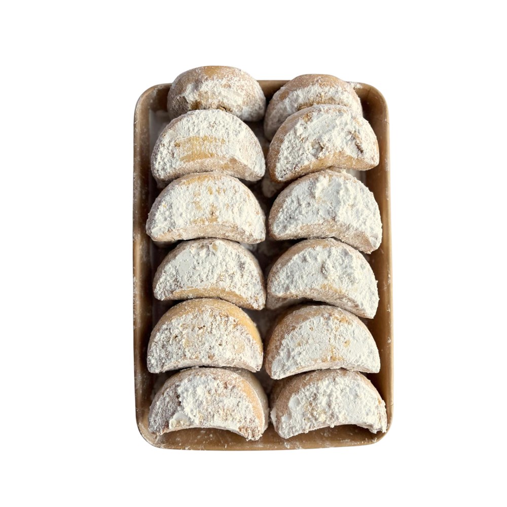 Almond Crescent Biscuit Tray 22s (6) 653
