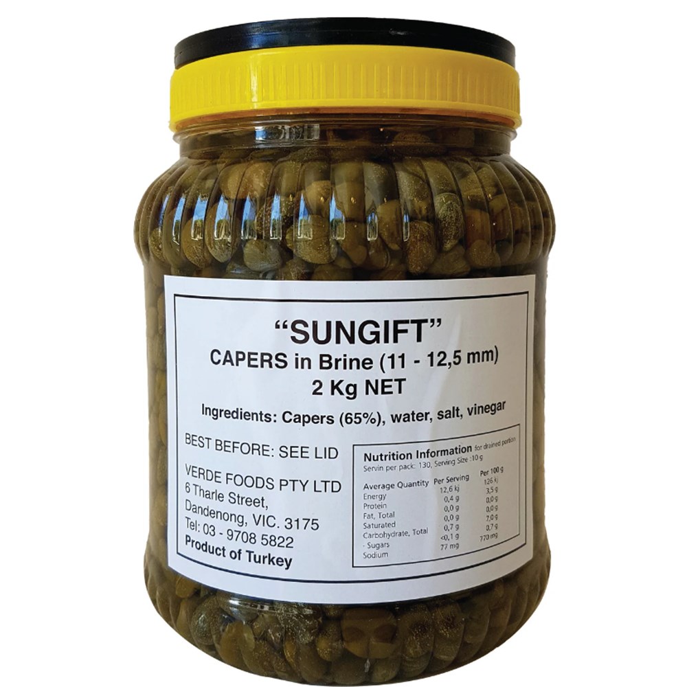 Capers In Brine Capote 9-11mm 2K (6) 