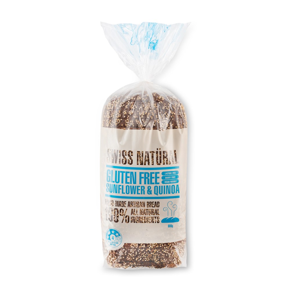GF Sunflower Quinoa Hi Top Loaf 12x900g FZ