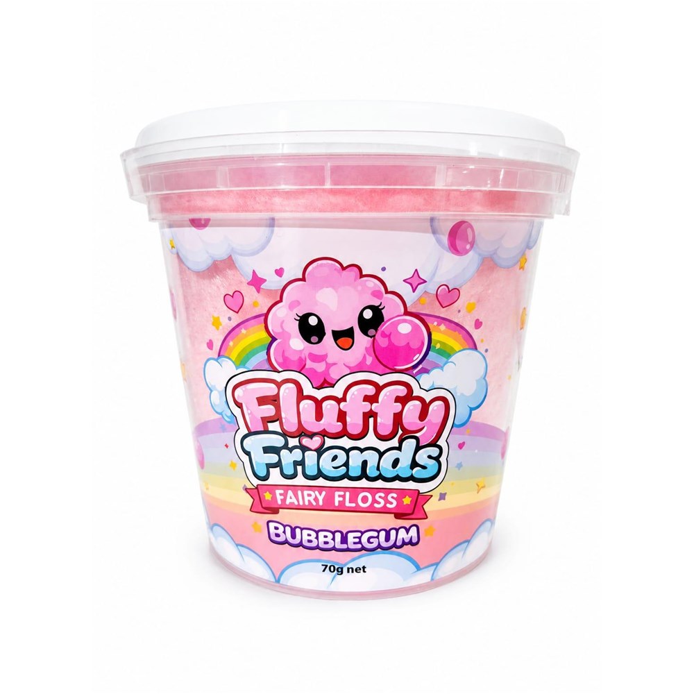 Fairy Floss Bubblegum 12X70g