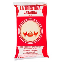 Lasagne Sheet #9 250GX12 Dry