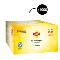 Tea Bag Black Yellow Label 1000S 83009