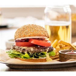 Beef Burg Patty 60x120G Precook 72361