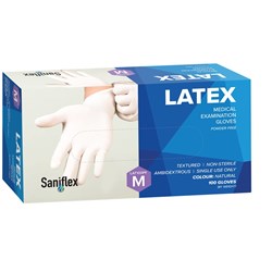 Latex Glove Powder Free Medium 100S (10)