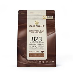 Belg Milk Chocolate Callet 33.6% 2.5K  (8) 823NV 
