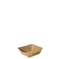Food Tray #7 SQ 95X95X50mm 500s Kraft EC-SB0457