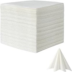 Napkin Cocktail Quilted White 2000s