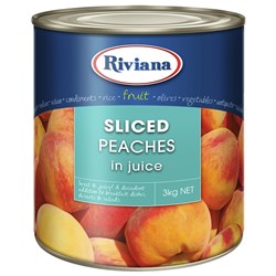 Peach Sliced Nat Juice A10 (3) L 