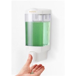 Soap Dispenser 480ml Clear Green Box V-8121