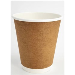 Double Wall BROWN KRAFT 12oz Cup 500s
