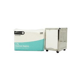 Napkin Dispenser White 1P Fold 5000s N1CDW