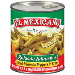 Jalapeno Sliced Strips 2.8kg (6) 5053