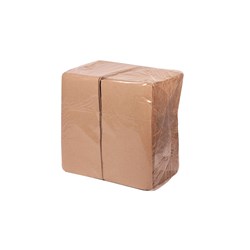 Napkin Dinner Quilted Brown GT Fold 1000s