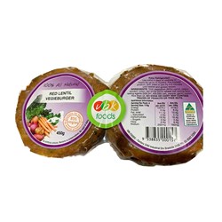 Vegieburger Red Lentil 6x4x112G VF RL * 