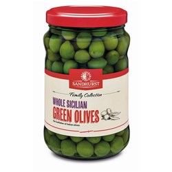 Sicilian Green Olive Whole 1.65K (6)