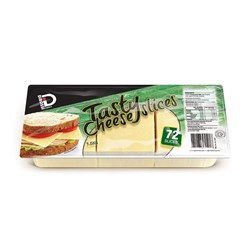 Sliced Tasty Cheese 72s 1.5k (8) Halal