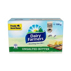 Butter Unsalted Pat 500g (12) Kosher, Halal