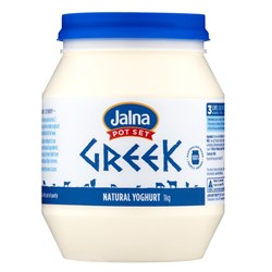 Yoghurt Greek Natural 1kx6 Pot