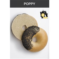 Bagels Poppy 60x120g 120mm Parbake*