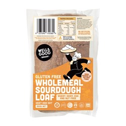 Gluten Free Wholemeal Sourd Loaf 500g (8) GF