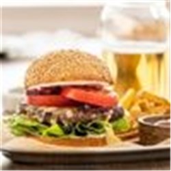 Beef Burger Wide 66x120G Homestyle 72681 D