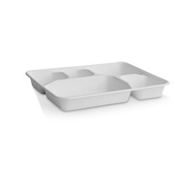 Sugarcane 5 Deep Compartment Tray 400s* TR5