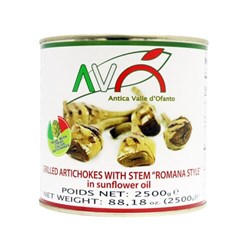 Artichoke with Stem in Oil 2.5k (6) Romana N