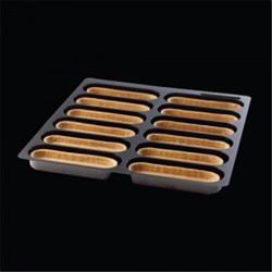 Eclair Vanilla Tart Shell 12.5x3.7x1.5cm 72s 