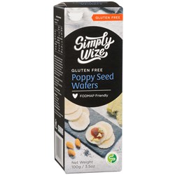 Gluten Free Deli Wafer Poppy 100gx8 GF