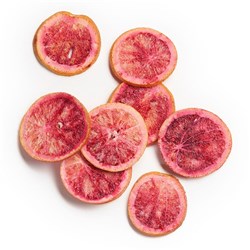 Freeze Dried Blood Orange Slices Skin On 100gm