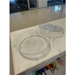 Show Bowl 24oz Hinged Flat Lid 150s