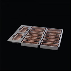 Chocolate Shell Large Rectangle 100x37x18mm 70s