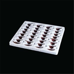 Dark Chocolate Small Feathers 55x22mm 224s*