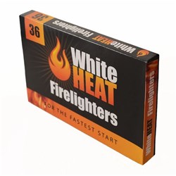 White Heat Firelighters 36pk 32s WHF3236  D