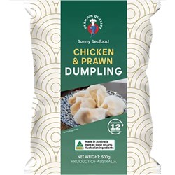 Dumpling Chicken Prawn 500g (12)