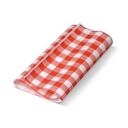 Greaseproof Paper Red Gingham 200s(20)